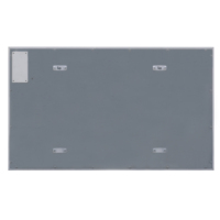 Nuevo diseño de aluminio sin marco Delgado C060D frontal LED pantalla digital control remoto programas personalizados panel infrarrojo calentador de habitación