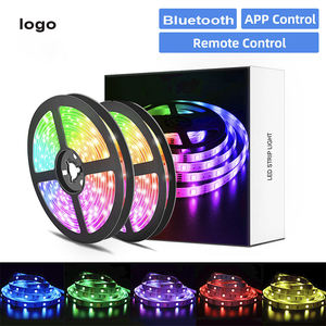 5m RGB LEDライトストリップスマートインテリアカーライトアプリ制御フレキシブル壁装飾品と結婚 - Product Image 2