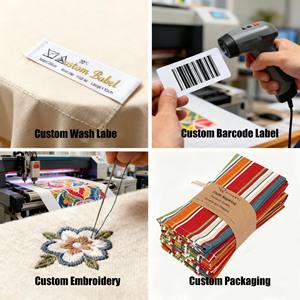 ผ้าเช็ดปากผ้าลินินสำหรับตกแต่งบ้านงานปาร์ตี้สีฟ้างาน2025 - Product Image 3