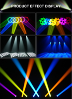 Nouvel équipement d'éclairage extérieur à tête mobile hybride LED 3-en-1 (Beam, Spot, Wash) étanche IP65 250W/350W pour événements de mariage