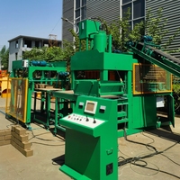 Machine automatique de fabrication de briques de terre WT10-10 personnalisable, presse à briques d'argile durable pour petites et moyennes usines