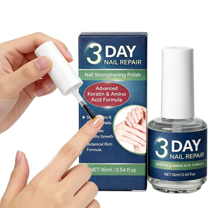 Traitement fortifiant pour ongles à livraison rapide, soin réparateur pour ongles cassants, soin des cuticules, soin longue durée, vernis à ongles, marque privée - Product Image 1