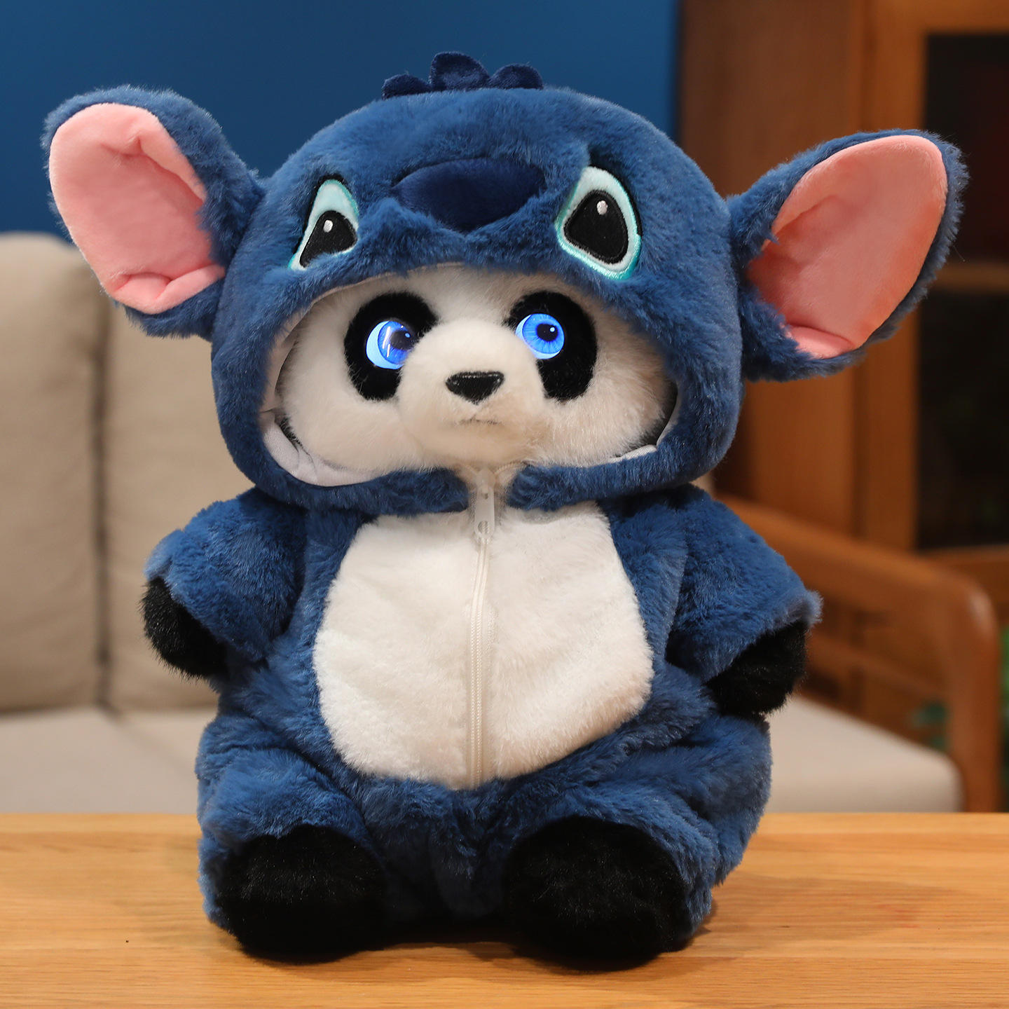 Ai panda + blue clothes