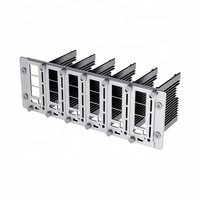 Kit de Clúster de Servidores Multi-nodo PiRack-M6F para Raspberry Pi 4/5, Ancho de Rack de 10 Pulgadas, Espacio de Montaje 2U