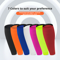 Protège-mollets pour le sport, chaussettes de compression chaudes pour les jambes, manchons respirants et confortables, bandes antidérapantes en silicone, football, course à pied