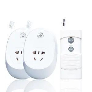 EU Wireless Remote Control Switch Socket RF Remote Control For Air Curtain Pump Lamp Water Heater Remote Control Plug Board