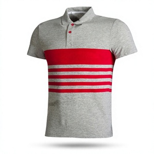 Camiseta Deportiva de Golf de Manga Corta para Hombre, Corte Ajustado, de Alta Calidad, Informal, con Logotipo Personalizado en la Parte Delantera, Transpirable - Product Image 3