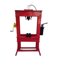 Presse hydraulique multifonctionnelle pour atelier, capacité de 50 tonnes, poids net de 28 à 160 kg, avec jauge