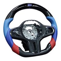 Volant sport en fibre de carbone à trois couleurs pour BMW M1 M2 M3 M4 M5 Série G F40 F44 G20 G21 G28 G22 G29 G80