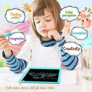 Electronic LCD Writing Tablet 10.5 Inch <strong>Erasable</strong> <strong>Reusable</strong> Handwriting Learning Board for Both Children Adult Home School Office - Product Image 4