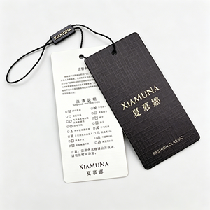 Etiquetas colgantes personalizadas, impresión de ropa, etiquetas de papel, etiquetas colgantes negras, etiquetas de precio, etiquetas personalizadas para marcas de ropa - Product Image 4