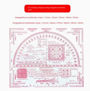 Herramienta Multifuncional de Plástico DF 81 Diseñada Específicamente para Estudiantes, que Permite el Reconocimiento de Colores y la Interpretación de Diagramas - Product Image 1