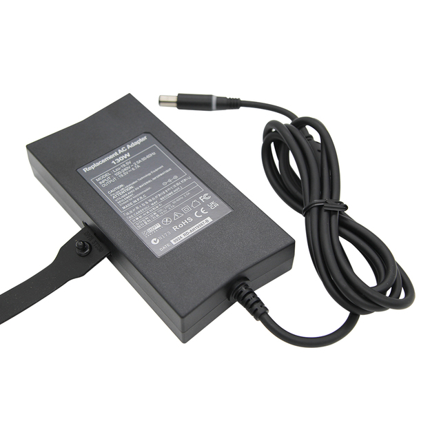 For XPS M1210/M1710 GEN2 Laptop AC Adapter 19.5V 6.7A 130W 7.4x5.0mm Fireproof Material 1 Year Warranty