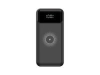 Pengisi Daya Nirkabel Magnetik Portabel Baterai Li-Polymer 15W/20W PD Pengisian Cepat 10000-50000mAh Power Bank USB Ganda Layar LED