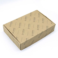 Papier kraft personnalisé et emballage cadeau de taille spécifique pour vêtement, boîte d'emballage pliée en carton ondulé pour expédition par courrier
