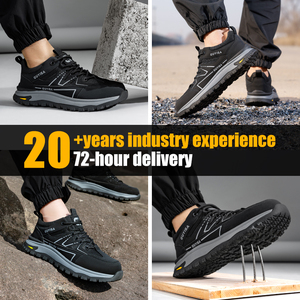 Zapatos DE SEGURIDAD GUYISA, Serie de senderismo, peso ligero, estándar europeo, punta de <span class=keywords><strong>acero</strong></span>, zapatos de soldadura de goma, zapatos de seguridad - Product Image 2