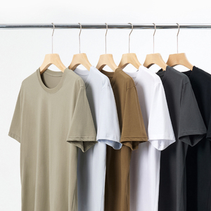 Prix usine 180-300 Gsm 100% coton sur taille t-shirt homme lourd personnalisé graphique uni surdimensionné grande taille hommes T-Shirts - Product Image 1