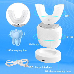 Nuevo <span class=keywords><strong>Cepillo</strong></span> de Dientes Eléctrico para el Hogar, LED USB, Vibraciones Sónicas de Alta Frecuencia, Máquina Inteligente para Limpieza Dental, <span class=keywords><strong>Irrigador</strong></span> Bucal en Forma de U - Product Image 2
