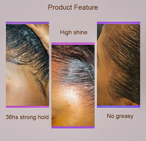 LOGO personnalisé, vente en gros, meilleur <span class=keywords><strong>gel</strong></span> coiffant pour cheveux, tenue forte, imperméable, <span class=keywords><strong>booster</strong></span> de contrôle des bords, <span class=keywords><strong>gel</strong></span> cire gomme pour cheveux 4c, cheveux naturels - Product Image 4