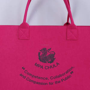 Bolsas de Compras Cuadradas Modernas de Fieltro PET, Personalizables, Ecológicas, Bolsas Promocionales de Mano - Product Image 6