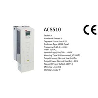 Variador de Frecuencia Industrial ACS880-01-038A-3, 18.5kW, 38A, Trifásico, 380-415V, Control Vectorial DTC, Protección IP21, RS485/Profibus/CANopen