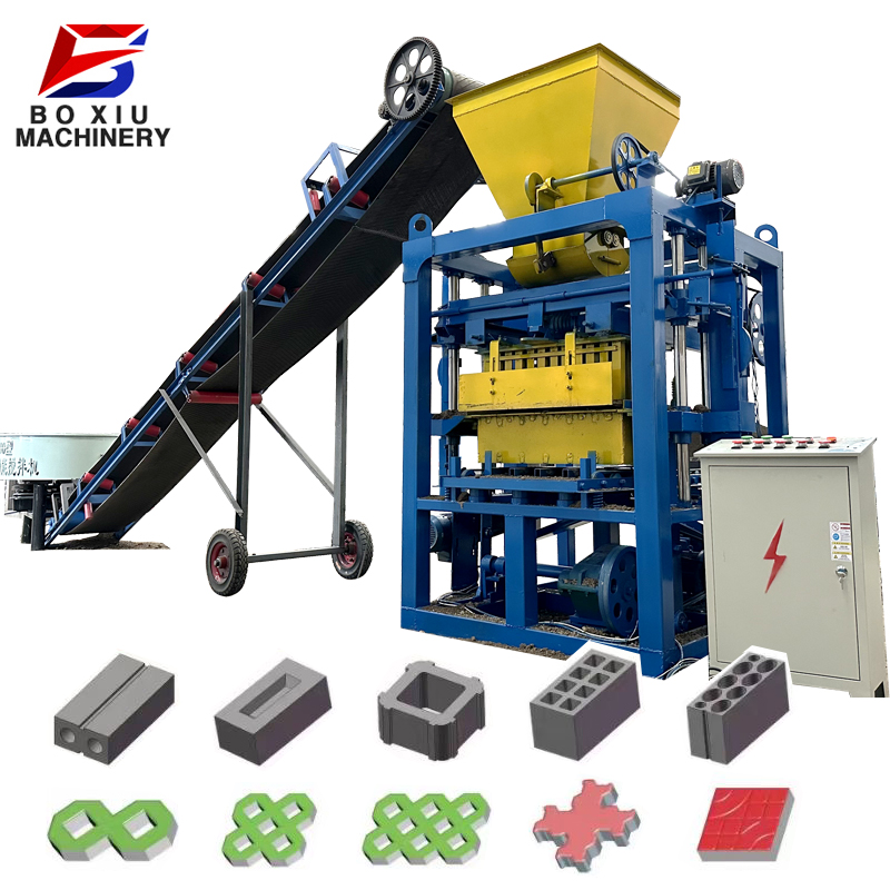 4-26 Concrete Hollow Block Machine for Curbstone & Paving Blocks | Factory Direct