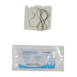 Sutures en soie non résorbables en <span class=keywords><strong>cassette</strong></span>, usage vétérinaire, bleues, tressées, certifiées CE et ISO, stériles, haute qualité - Product Image 3