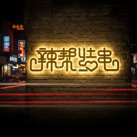 Enseigne lumineuse 3D personnalisée en métal avec transformateur fluorescent, lettres frontales éclairées, logo lumineux mural, boîte à lumière intérieure pour voiture