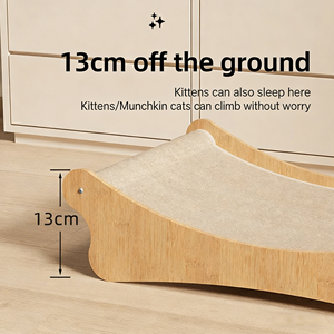 Krabplank van hoogwaardig meerlaags golfkarton, geïntegreerd kattenhuis, slijtvast en krasbestendig, kattenbank/ligstoel - Product Image 4