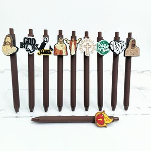 थोक कार्टून पेन सहायक उपकरण विश्वास श्रृंखला कार्टून डिजाइन प्लास्टिक प्रेस बॉलपॉइंट पेन प्लास्टिक बॉलपॉइंट पेन - Product Image 6