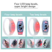 Bracelets lumineux RGB personnalisés avec logo OEM pour l'expérience des fans de concerts, les événements sportifs et la personnalisation de marque – Bracelet LED