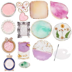 Paleta de mezcla de colores para arte de uñas, placa de resina para pintar uñas, accesorios de maquillaje y soporte para esmaltes - Product Image 6