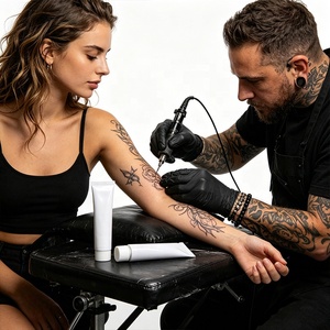 Bálsamo para tatuajes portátil, paquete compacto y ligero, fácil de transportar para artistas del tatuaje al aire libre, servicio móvil, uso en viajes - Product Image 3
