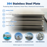 Tôle en acier inoxydable ASTM A240 304L, épaisseur moyenne, laminée à chaud, 10 mm-60 mm, pour réservoirs de stockage chimique