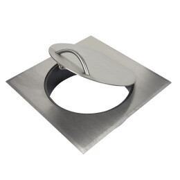 B-WARE: Porta di ingresso STYLO SQUARE (Acciaio inossidabile) Ø 300 mm - Product Image 2