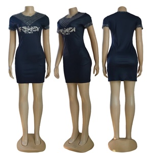 Ropa de Lujo de Moda para Mujer, Verano 2024, Nuevos Vestidos de Moda para Damas, Faldas Cortas Tipo Lápiz Estampadas Casuales - Product Image 2