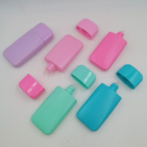 Botella de Plástico Vacía para Base de Maquillaje, Protector Solar, Loción, Envase Cosmético Colorido para el Cuidado de la Piel, con Tapa de Inyección Mate, Venta al Por Mayor - Product Image 5