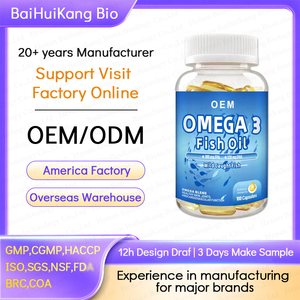 OEM ODM Acides gras EPA DHA Triple force Oméga <span class=keywords><strong>3</strong></span> <span class=keywords><strong>Capsules</strong></span> molles d'huile de poisson Soutien immunitaire du cœur et du cerveau pour hommes et femmes - Product Image 2