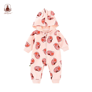 Commercio all'ingrosso Nuovo Arrivo Del Bambino Vestito Abbigliamento <span class=keywords><strong>Neonato</strong></span> Manica Lunga Modello Vestiti Del Bambino Con Cappuccio Pagliaccetto - Product Image 5