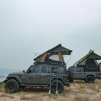 Camping en plein air Randonnée Voiture Tente de toit Hardshell Dachzelt Véhicules personnalisés Tente de toit à clapet Tente de toit à coque dure