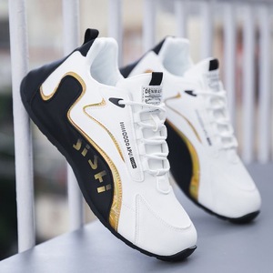 Zapatillas deportivas de moda para hombre, con diseño de patchwork, con cordones, ligeras, para caminar a diario, con suela antideslizante. - Product Image 6