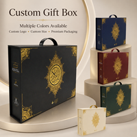 Luxuriöse Starre Verpackungsbox mit Tragegriff für Bücher, Koran, Geschenksets und Premium-Markenpromotion