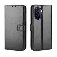 Étui portefeuille de luxe en cuir PU Crazy Horse pour HUAWEI Nova Y70/Nova Y70 Plus