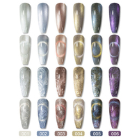 Vernis à ongles UV/LED en forme de coquille œil de chat, 6 couleurs, 9D, pour Salon de maison, DIY, 15ml
