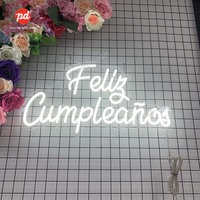 Enseigne néon LED personnalisée pour anniversaire de 15 ans (Mis Quince XV), publicité, fournitures de fête pour hôpital, décorations