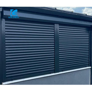 Volets roulants électriques en aluminium gris <span class=keywords><strong>7016</strong></span> pour fenêtres et portes, volets roulants haut et bas, <span class=keywords><strong>porte</strong></span> <span class=keywords><strong>de</strong></span> <span class=keywords><strong>garage</strong></span> avec système <span class=keywords><strong>de</strong></span> téléphone intelligent - Product Image 2