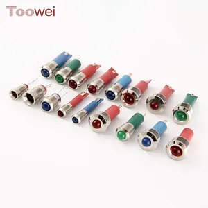 Toowei Ip67 Waterproof Oil Proof Optional Light Colors Optional Sizes High Quality 16mm LED Indicator Light For Boats Trucks