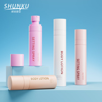 Flacon pulvérisateur de luxe vide format voyage pour cosmétiques, flacon pompe en plastique PET 80, 100, 120 ml pour crème solaire et lotion corporelle