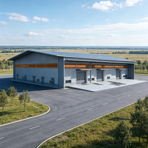 Edificio de Almacenamiento Industrial Modular de Acero de Gran Envergadura, Personalizado, Pre-fabricado, para Logística, Carga y Depósito - Product Image 1