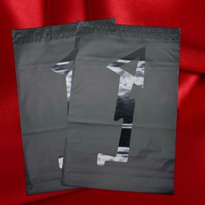 Matte Black Custom 100% Biodegradable Compostable Waterproof UV for Bags for Clothing Shoes & <b>Socks</b> Packaging - Product Image 4